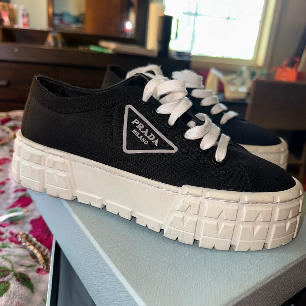 Prada platform shoes